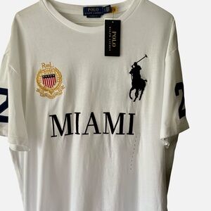 🆕 Polo Ralph Lauren MIAMI Crew Neck S/S Tee Shirt Size Large